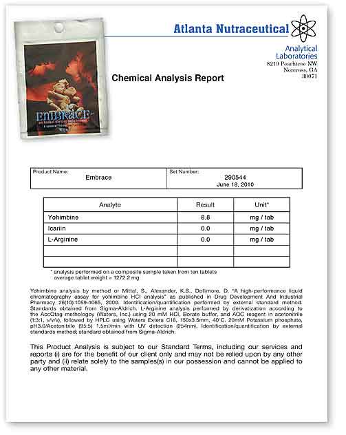 Embrace Lab Report